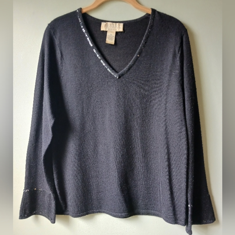 BRAND NEW Norton McNaughton Sequined Sweater